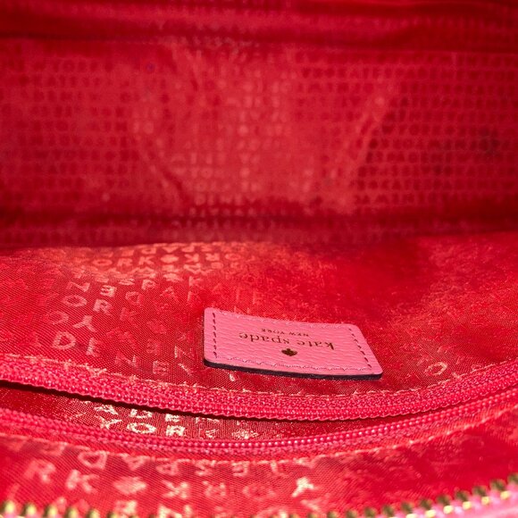 Kate Spade Wellsley Lg Leather Tote, Flamingo Pink - Picture 5 of 16